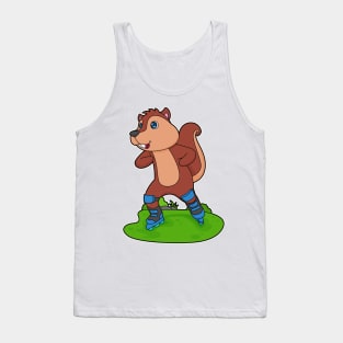 Squirrel Inline skating Roller skates Tank Top